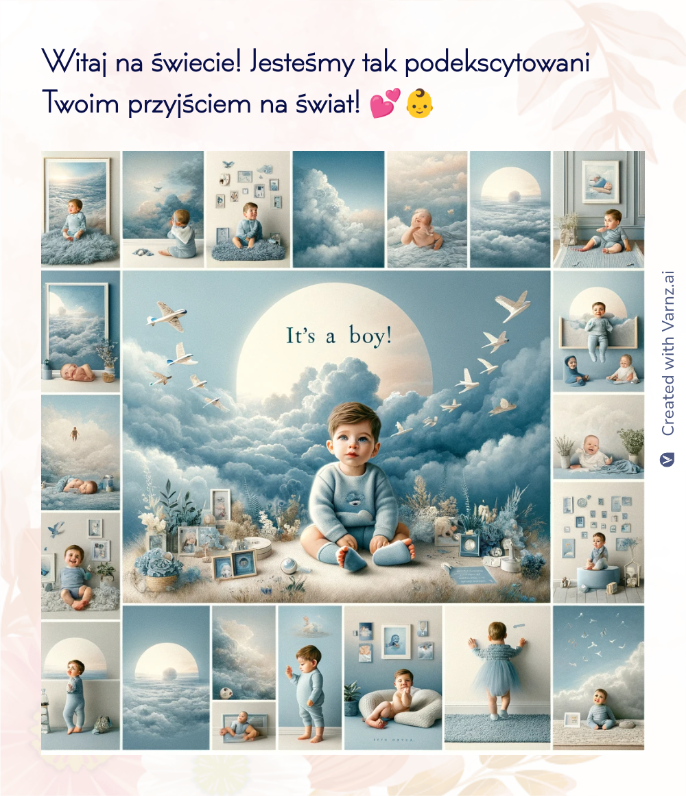 new baby born greeting card online