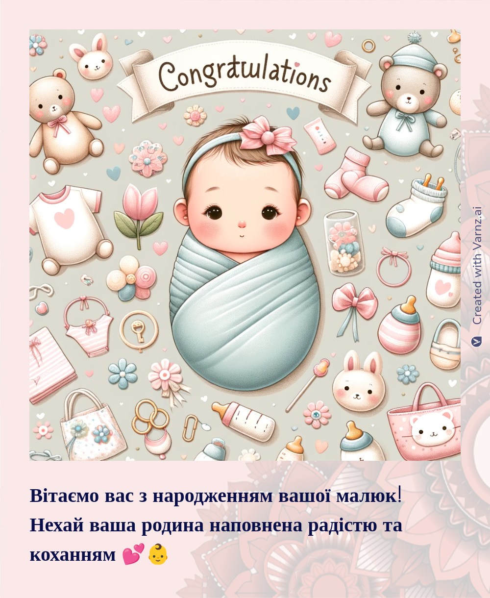 new baby born greeting card online