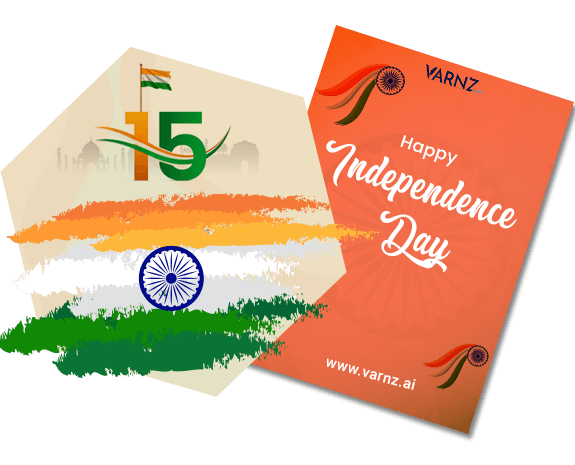 ai generated independence day greeting card