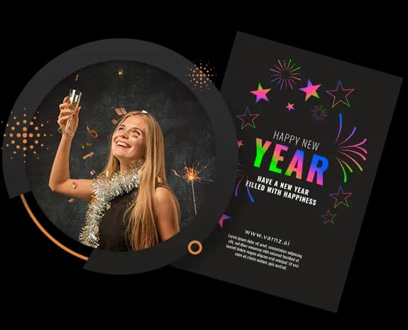 new year greeting card