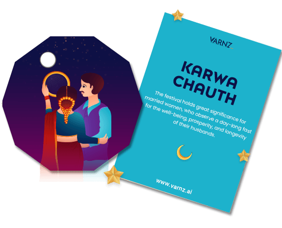 ai generated karwa chauth greeting card