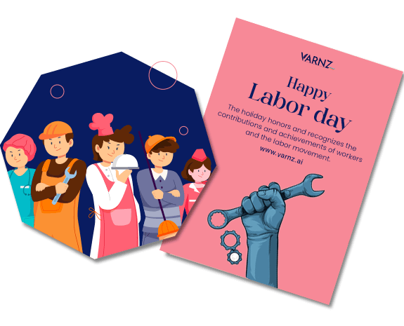 labor day greeting card