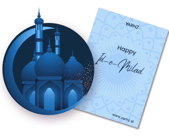 ai generated Id-e-Milad/Mawlid greeting cards